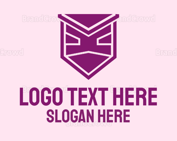 Purple Robo Ninja Logo