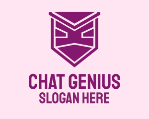 Chatbot - Purple Robo Ninja logo design