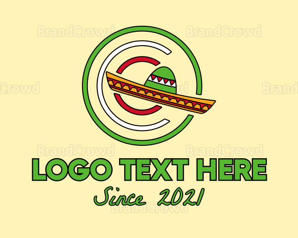 Mexican Restaurant Hat Logo