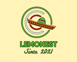 Party - Mexican Restaurant Hat logo design