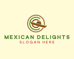 Mexican Restaurant Hat  logo design