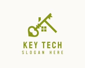 Housing Residence Key logo design