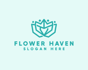 Lotus Flower Salon logo design