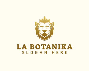 Luxury Crown Lion Logo