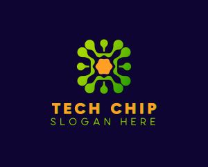 Microchip Biotech Laboratory logo design