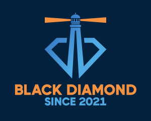 Diamond Lighthouse Beacon logo design