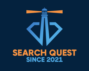 Searching - Diamond Lighthouse Beacon logo design