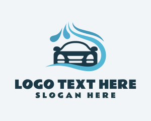 Car Insurance - Car Wash Cleaning logo design