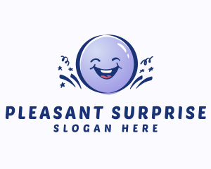 Surprise - Cute Happy Balloon logo design