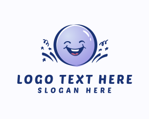 Smiley - Cute Happy Balloon logo design