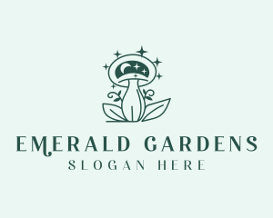 Herbal Fungus Mushroom logo design