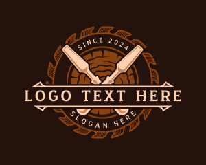 Tool - Sawmill Chisel Woodworking logo design