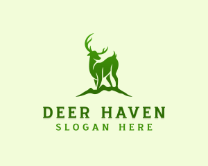 Wild Deer Safari logo design