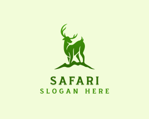 Wild Deer Safari logo design