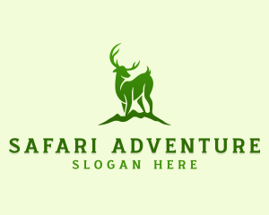 Wild Deer Safari logo design