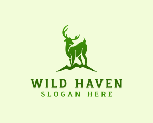 Wild Deer Safari logo design