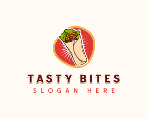 Kebab - Shawarma Pita Wrap logo design