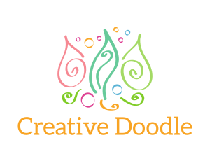 Doodle - Colorful Swirl Doodles logo design