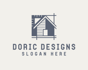 House Ruler Design Architecture logo design