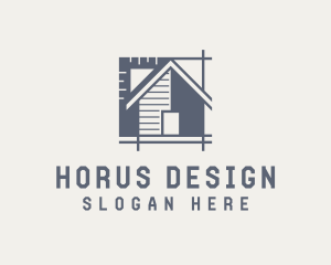 House Ruler Design Architecture logo design