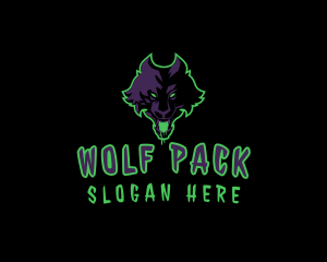 Dark Wild Wolf logo design