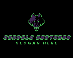 Dark Wild Wolf logo design