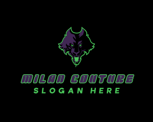 Dark Wild Wolf logo design