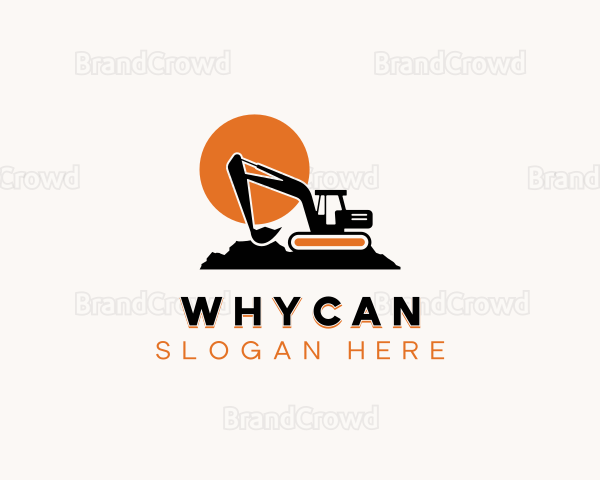 Construction Industrial Excavation Logo