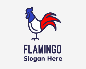 France Chicken Rooster Logo