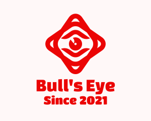 Red Eye Star logo design