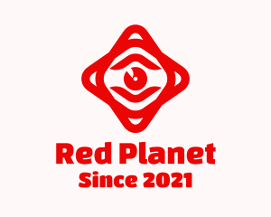 Red Eye Star logo design