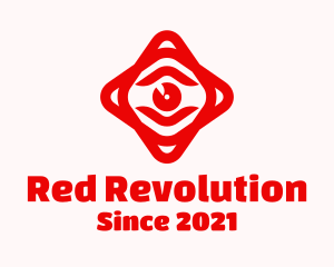 Red Eye Star logo design