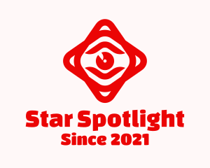 Red Eye Star logo design