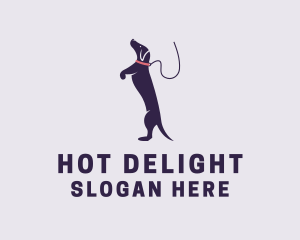 Dog Leash Playful logo design