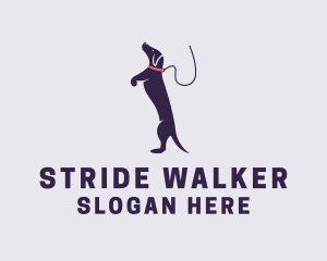 Dog Leash Playful logo design