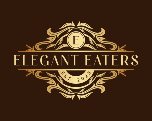 Elegant Floral Leaves logo design