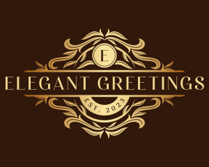 Elegant Floral Leaves logo design