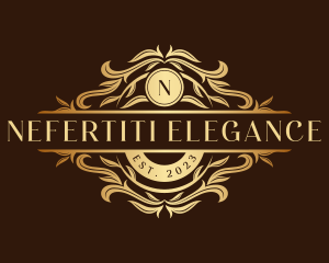 Elegant Floral Leaves logo design