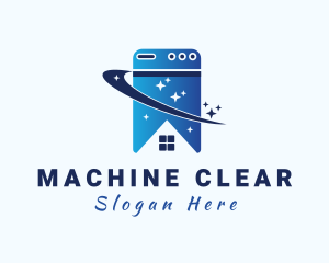 Washing Machine House logo design