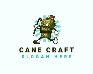 Cane - Dollar Money Gentleman logo design