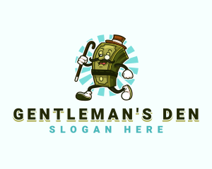 Dollar Money Gentleman logo design