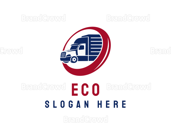 Delivery Truck Transportation Vehicle Logo