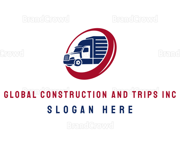 Delivery Truck Transportation Vehicle Logo