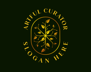 Luxury Leaf Garden logo design