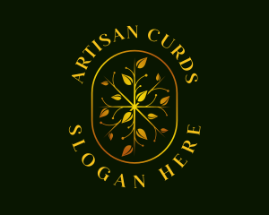 Luxury Leaf Garden logo design