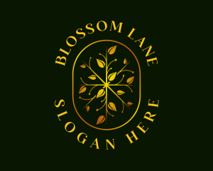 Luxury Leaf Garden logo design