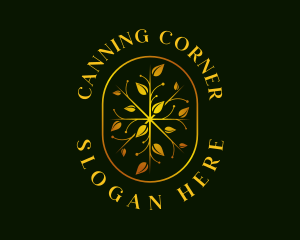 Luxury Leaf Garden logo design