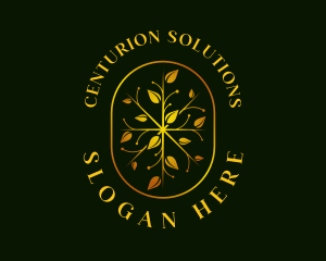 Luxury Leaf Garden logo design