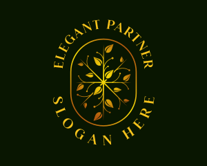 Luxury Leaf Garden logo design