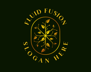 Luxury Leaf Garden logo design